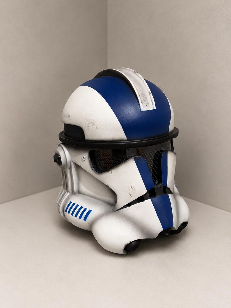 Galaxy Clone Trooper Style Helmet — Blue Legion Cosplay Helmet