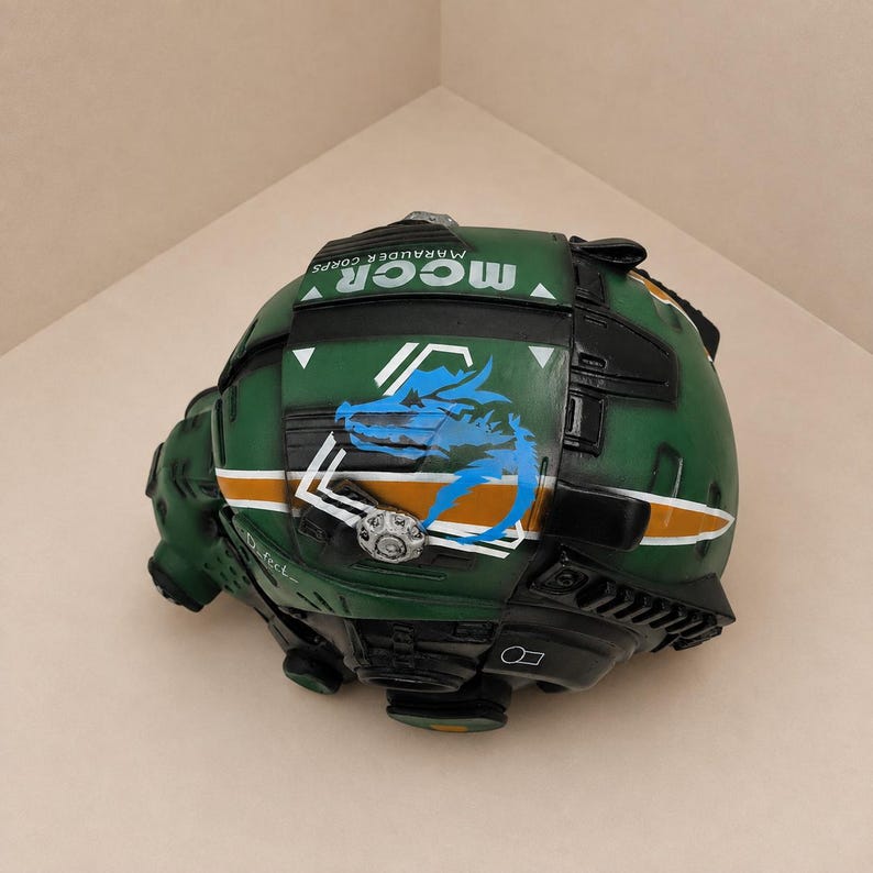 Titanfall 2 Pilot Helmet — Frontier Combat Helmet, Handmade Sci-Fi Armor