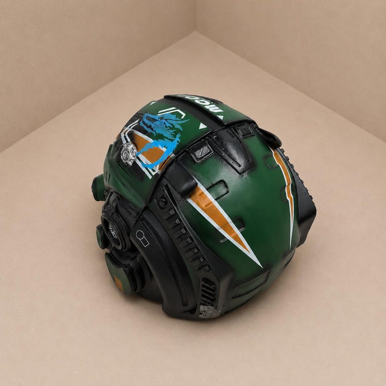 Titanfall 2 Pilot Helmet — Frontier Combat Helmet, Handmade Sci-Fi Armor