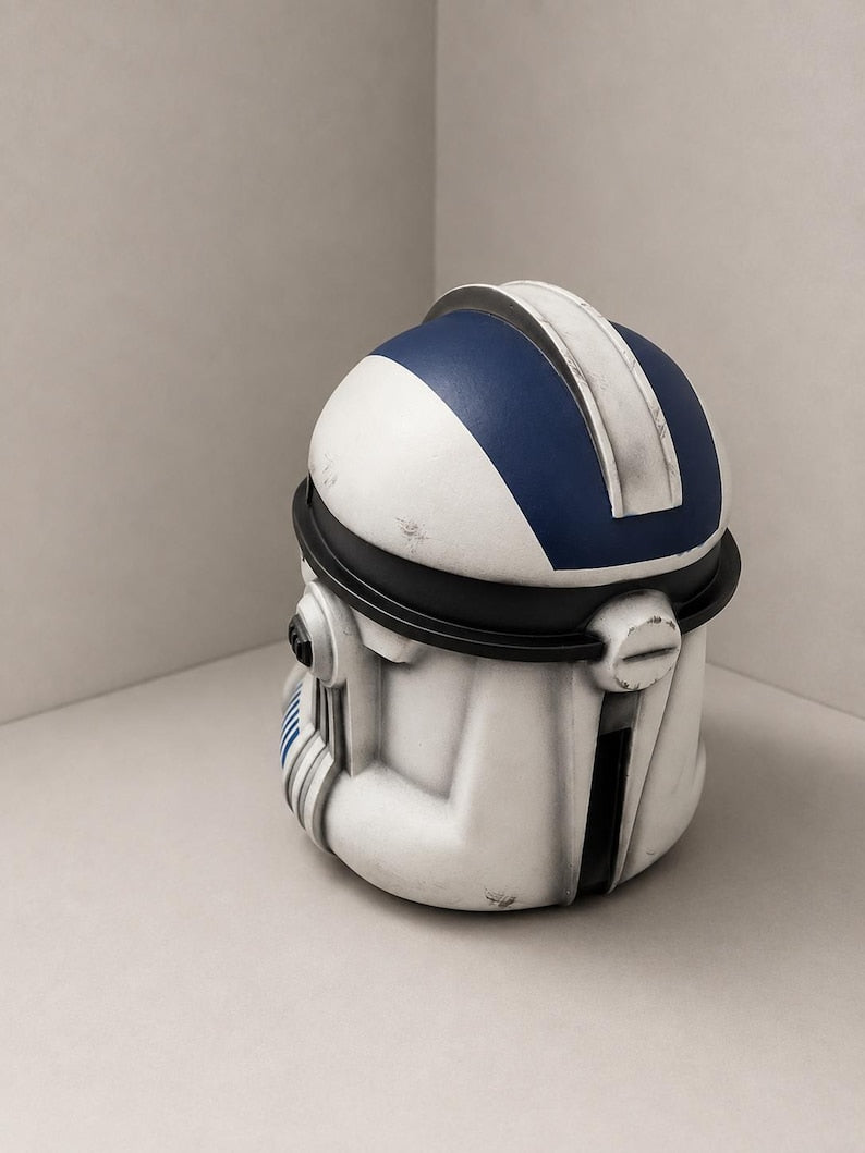 Galaxy Clone Trooper Style Helmet — Blue Legion Cosplay Helmet