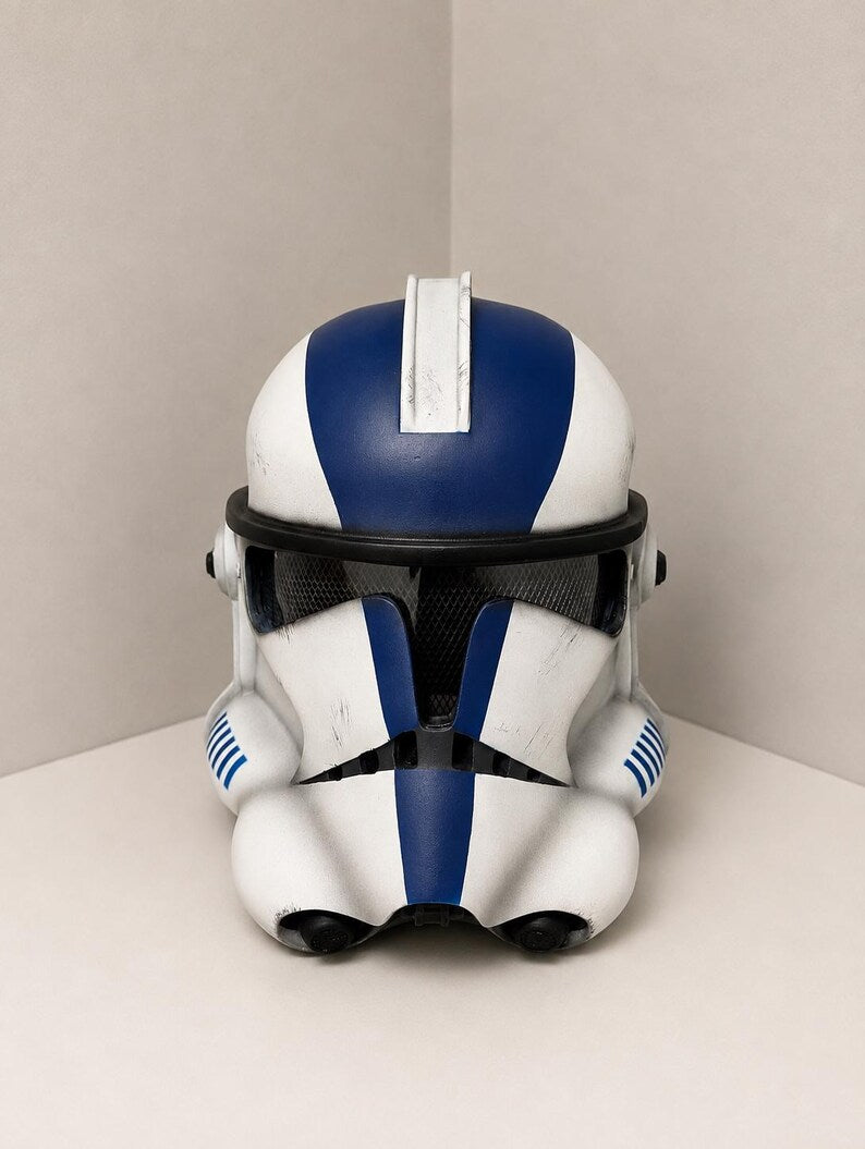 Galaxy Clone Trooper Style Helmet — Blue Legion Cosplay Helmet