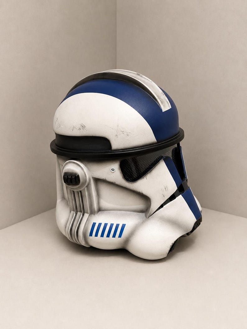 Galaxy Clone Trooper Style Helmet — Blue Legion Cosplay Helmet