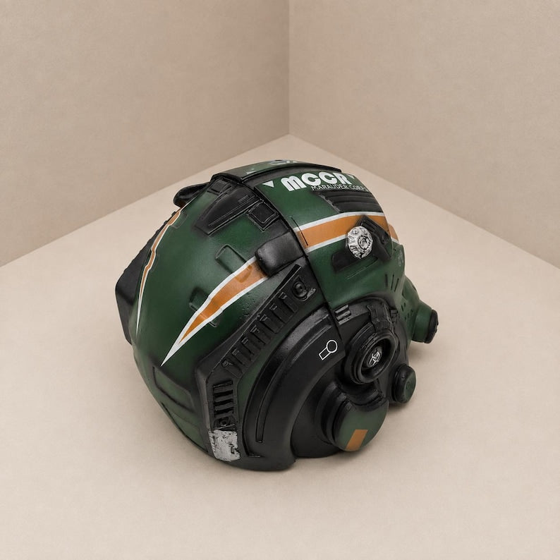 Titanfall 2 Pilot Helmet — Frontier Combat Helmet, Handmade Sci-Fi Armor