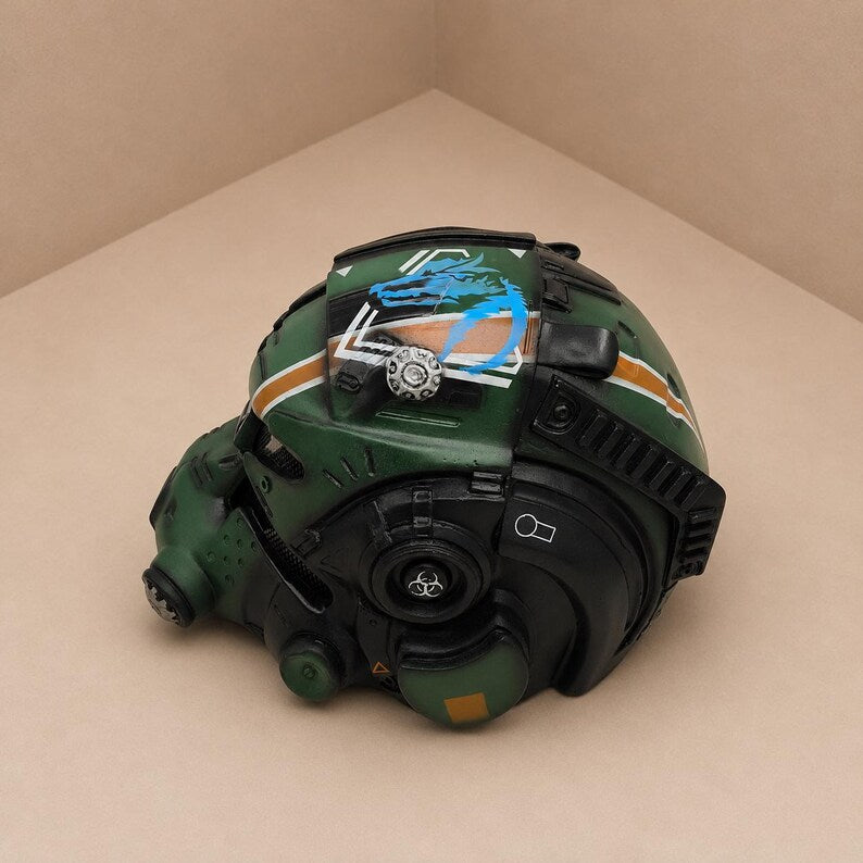 Titanfall 2 Pilot Helmet — Frontier Combat Helmet, Handmade Sci-Fi Armor