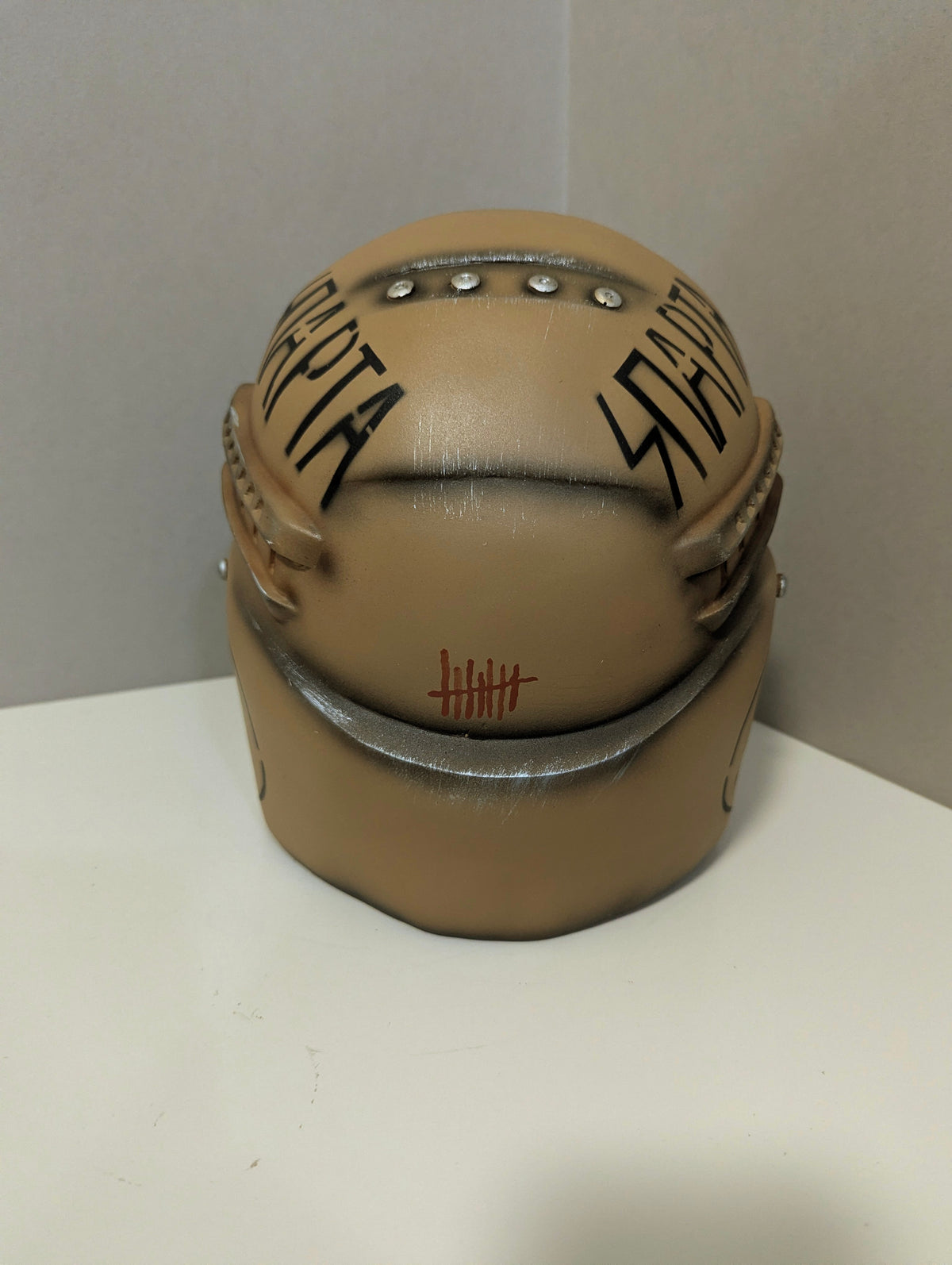Metro 2033 Ranger Helmet — Desert Scorpion Edition, Handmade Post-Apocalyptic Cosplay Helmet